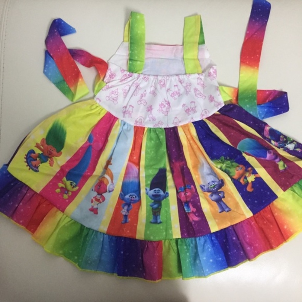 Boutique Cute Luxury Troll Dress - Picture 6 of 8
